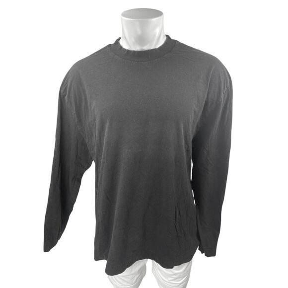 Collusion Men's Black Long Sleeve Crew Neck Sweater Sweatshirt Top Size XXL - Picture 1 of 3